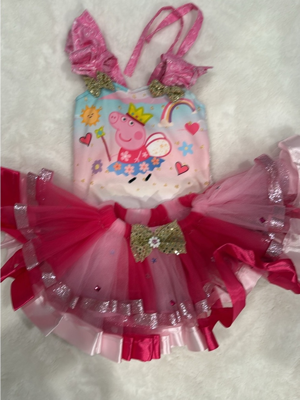 Peppa Pig Pink & Fuchsia Tutu Dress by Peppa Pig